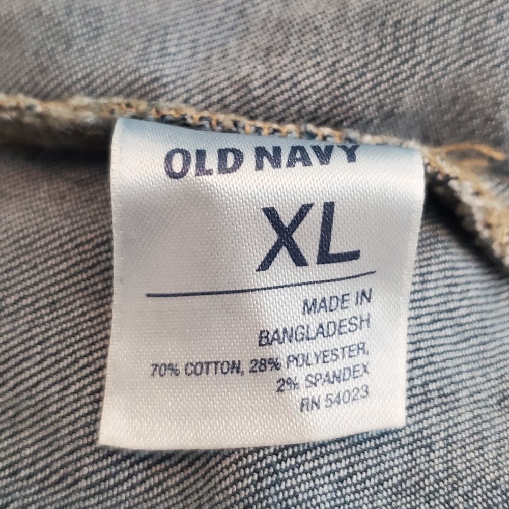 XL ROCKSTAR DENIM JACKET - Picture 5 of 6